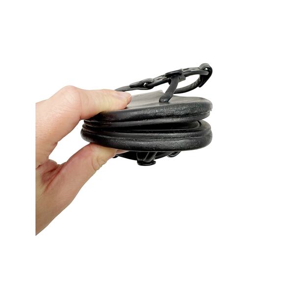 TORY BURCH Black Flat Soft Miller Leather Sandals Flats Slides Thongs Size 7 - Picture 7 of 8